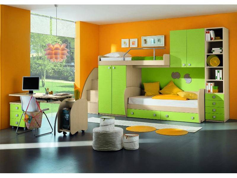 зеленая мебель для детской в Нижневартовске