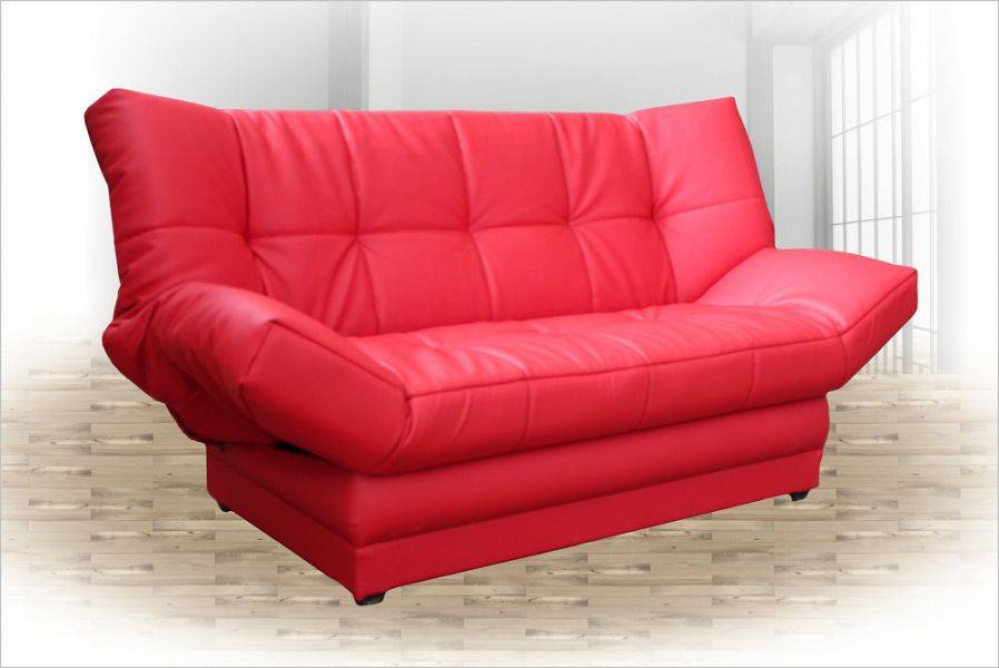 диван клик-кляк красный в Нижневартовске