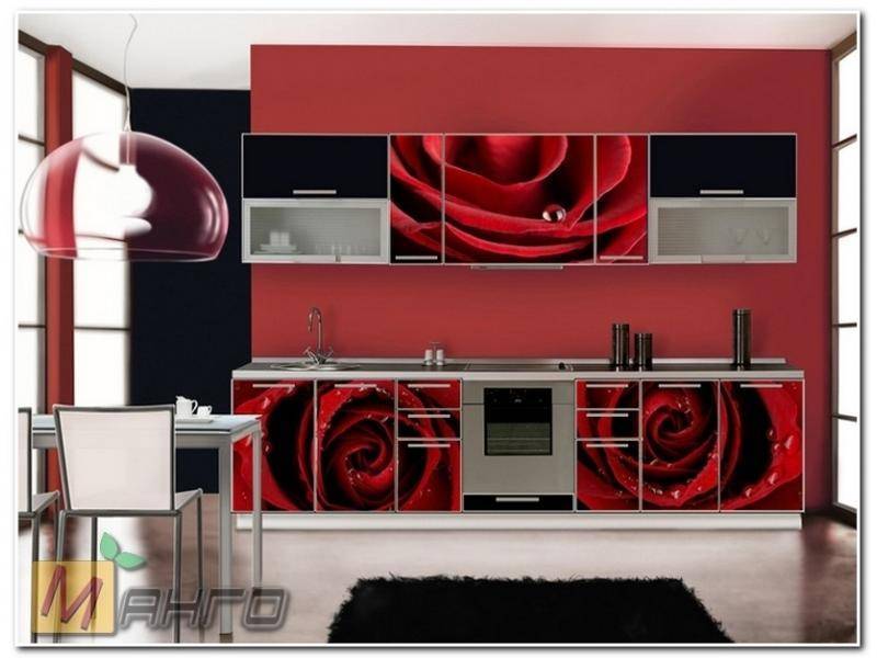 прямая кухня наоми с фотопечатью в Нижневартовске