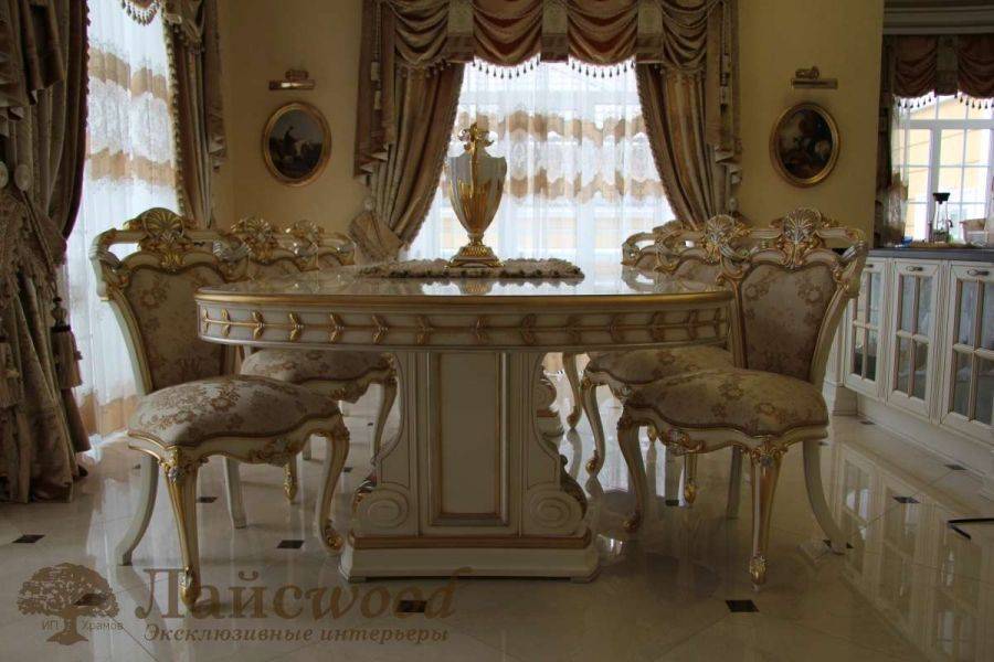 обеденная группа с овальным столом в Нижневартовске