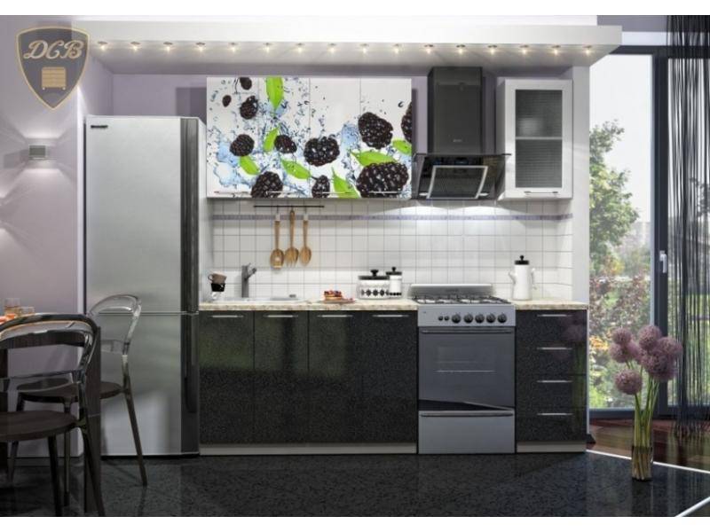 кухня с фотопечатью черника в Нижневартовске