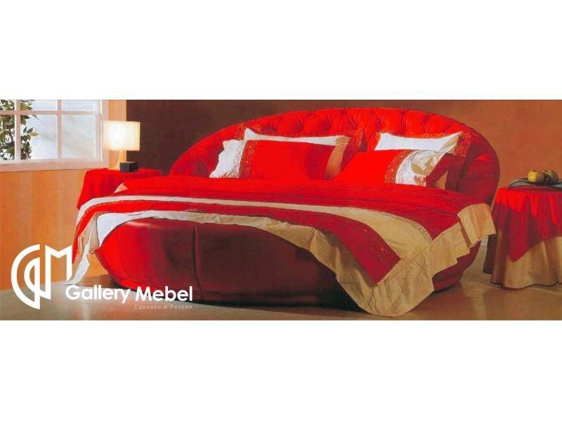 красная кровать letto rotondo 05 в Нижневартовске