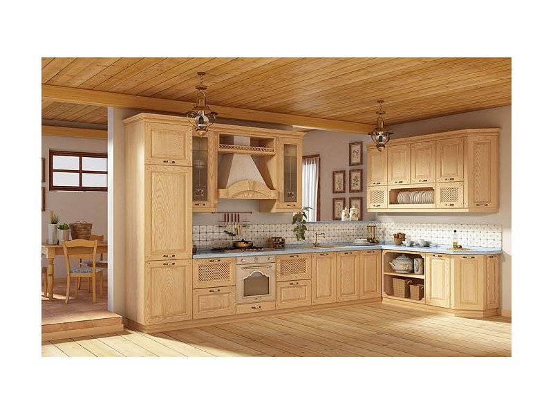 современная деревянная кухня бридда в Нижневартовске