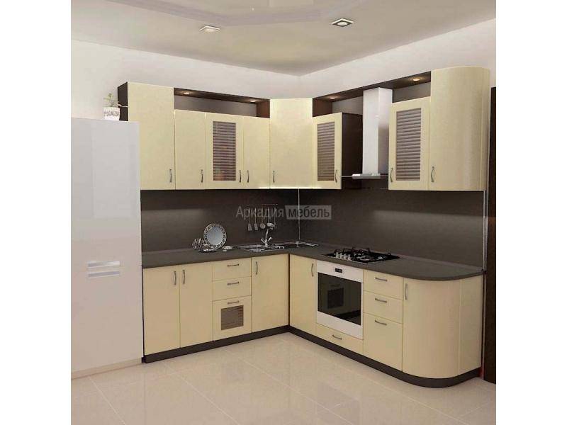 бежевый кухонный гарнитур арт-модерн 2 в Нижневартовске