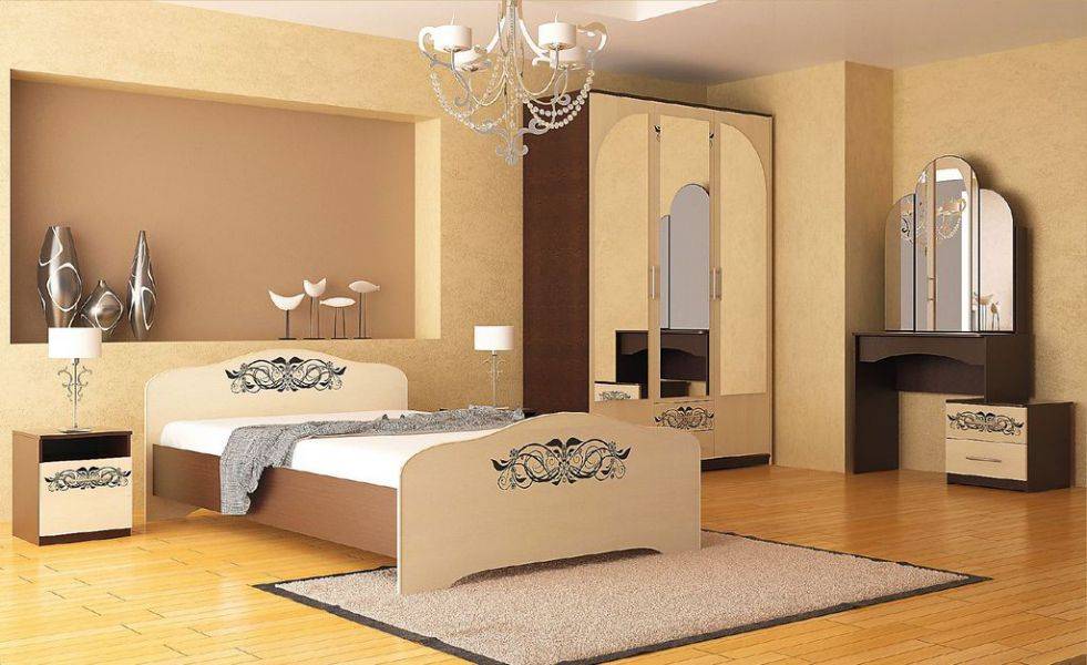 набор мебели для спальни анжелика-4 в Нижневартовске