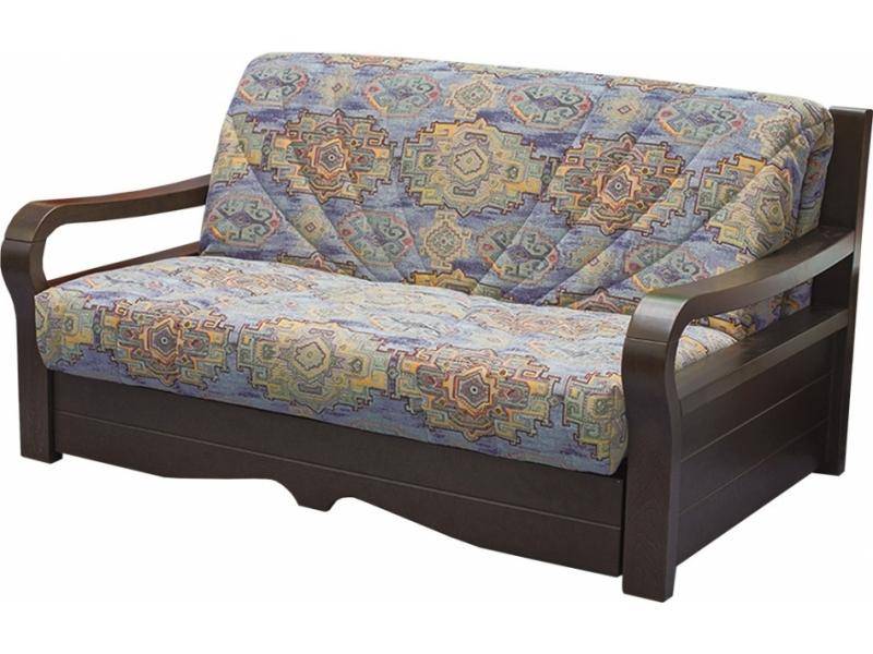 диван прямой с деревянными подлокотниками фиджи в Нижневартовске