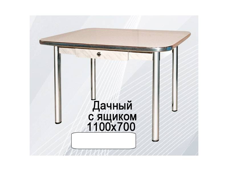 стол обеденный дачный с ящиком в Нижневартовске