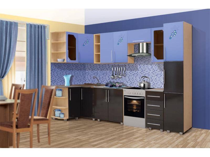 кухонный гарнитур угловой виноградная лоза в Нижневартовске