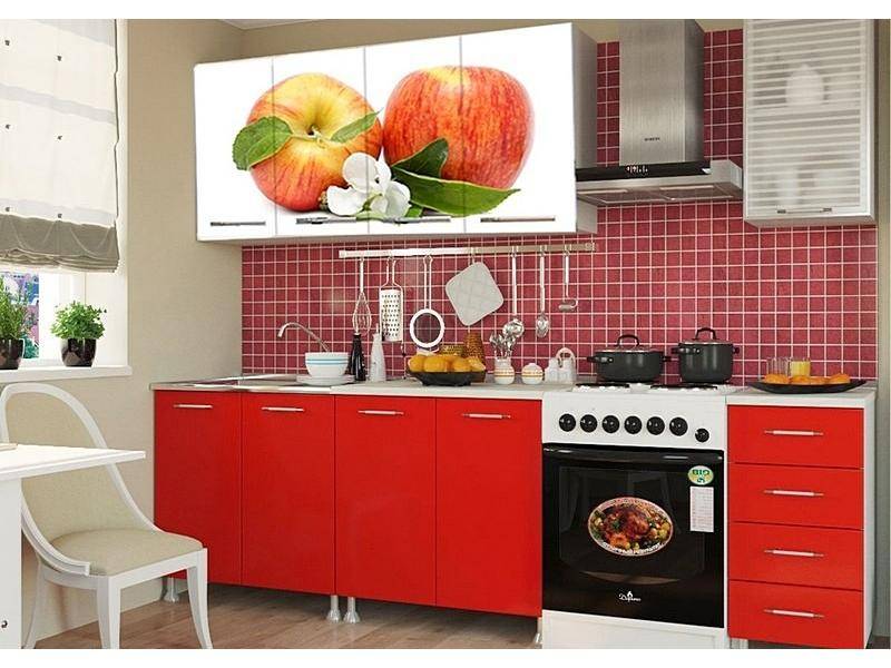 кухня с фотопечатью 004 в Нижневартовске