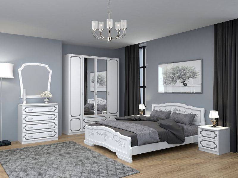 спальня лакированная белая в Нижневартовске