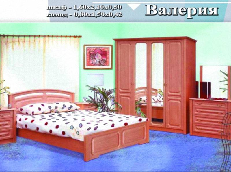 спальный гарнитур «валерия» в Нижневартовске
