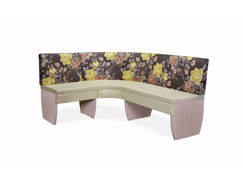 кухонный уголок ларго цветы молочный в Нижневартовске