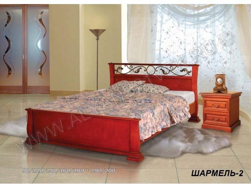 кровать из дерева шармель 2 в Нижневартовске