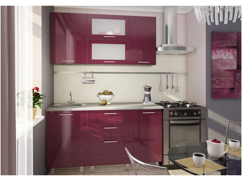 кухня прямая барнаби мини пластик в Нижневартовске