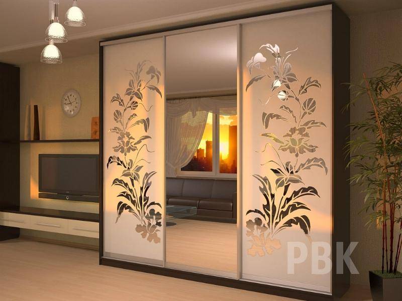 шкаф с пескоструйным фасадом фантазия в Нижневартовске