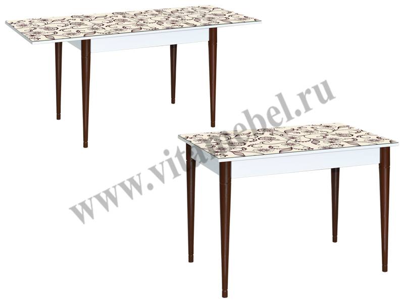 стол 30 раздвижной с фотопечатью на деревянной опоре в Нижневартовске