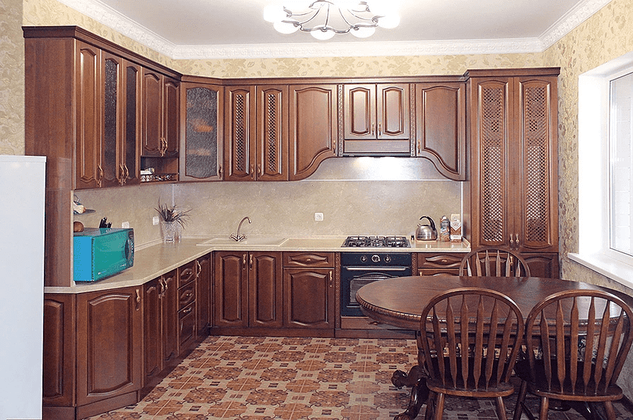 кухня фантазия угловая орех в Нижневартовске