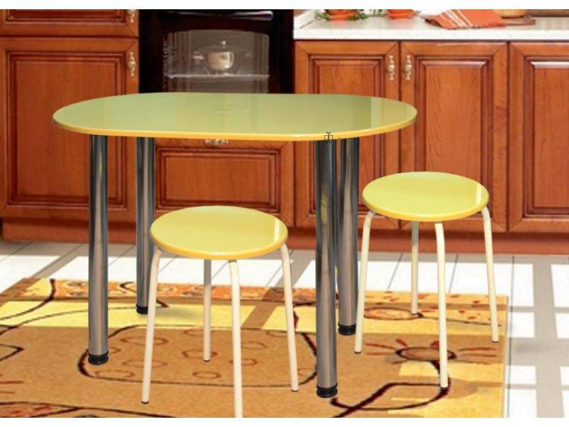 стол обеденный овальный, табурет в Нижневартовске
