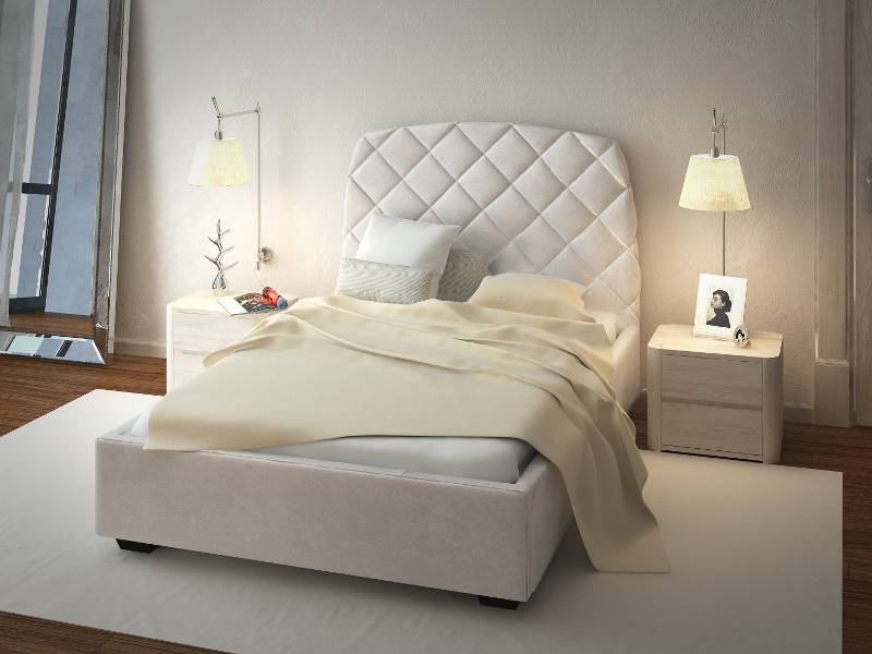 кровать николь бежевая в Нижневартовске