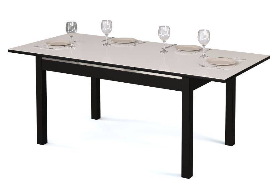 стол обеденный раскладной альба со стеклом в Нижневартовске