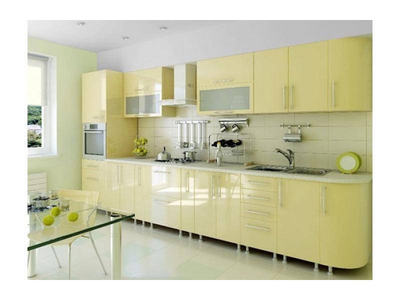 светлый кухонный гарнитур в Нижневартовске