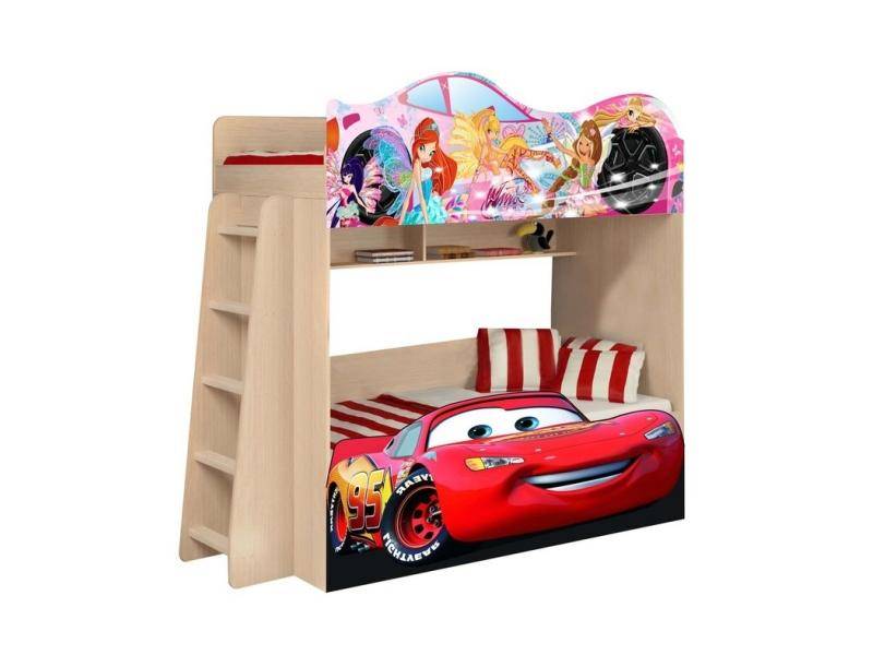 двухъярусная кровать маквин и вингс модель 4 в Нижневартовске