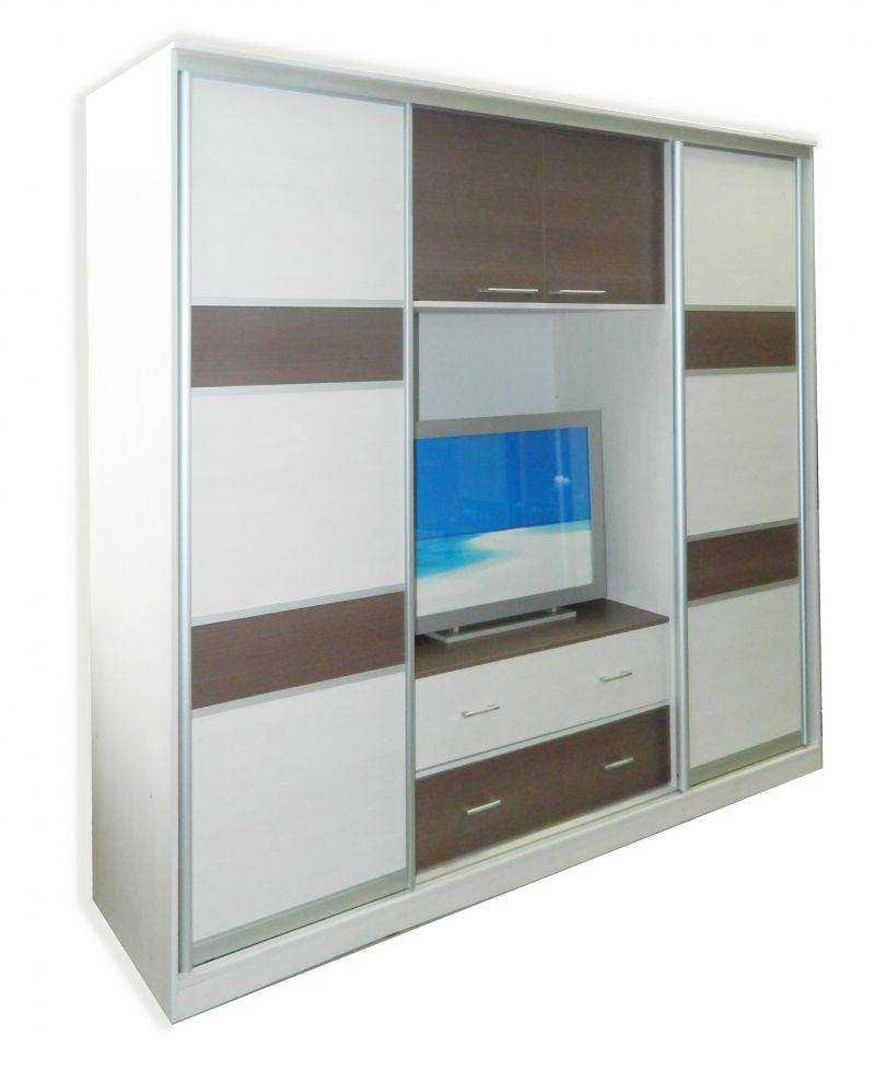 шкаф-купе с механизмом версаль с нишей под tv в Нижневартовске