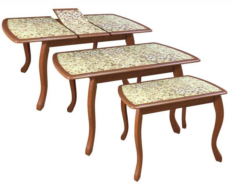 стол раздвижной альба мозаика в Нижневартовске