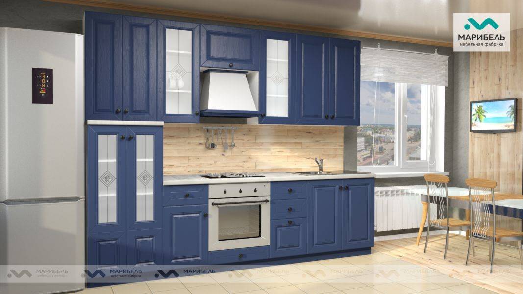 кухня прямая ника-1 фасад вена в Нижневартовске