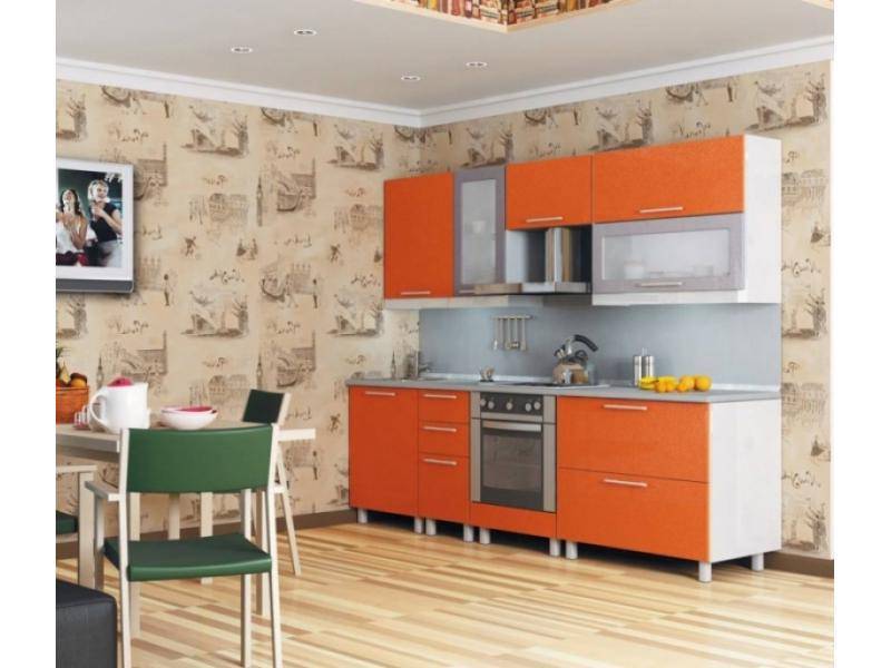 кухня оранжевая в Нижневартовске