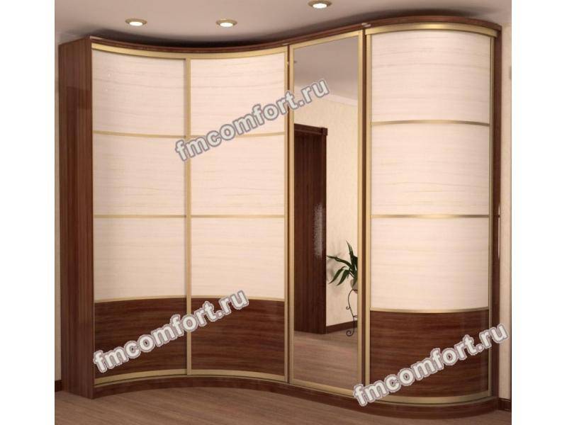 шкаф-купе радиусный 2-1 в Нижневартовске