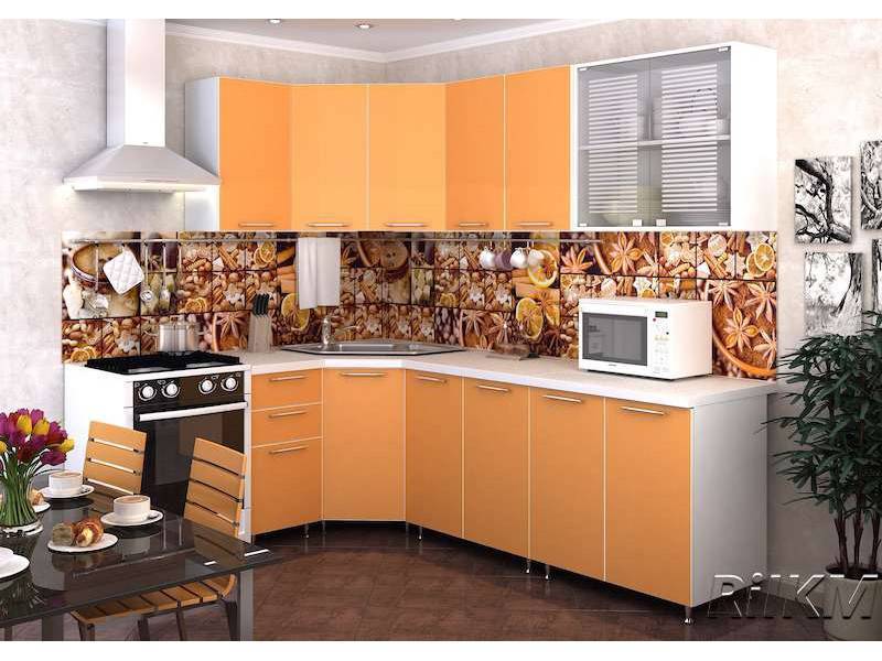 кухонный гарнитур угловой радуга в Нижневартовске