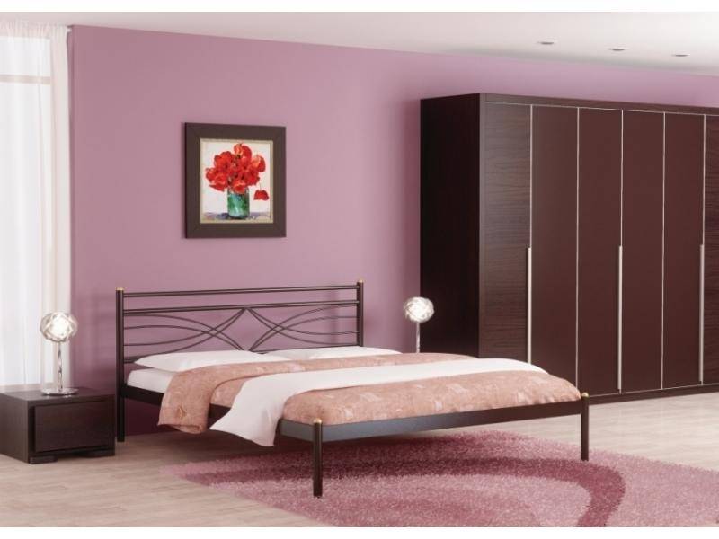 кровать двуспальная металлическая mirage (мираж) в Нижневартовске
