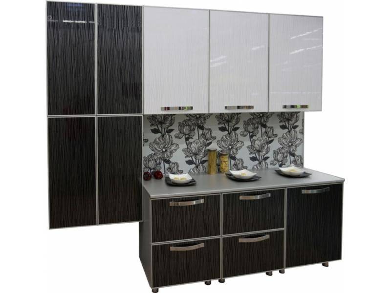 кухня прямая дождь черный в Нижневартовске