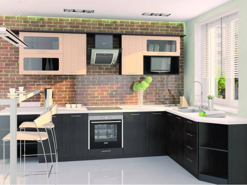 кухонный гарнитур угловой венге в Нижневартовске