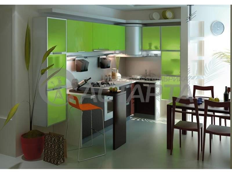 модная кухня гера с барной стойкой в Нижневартовске