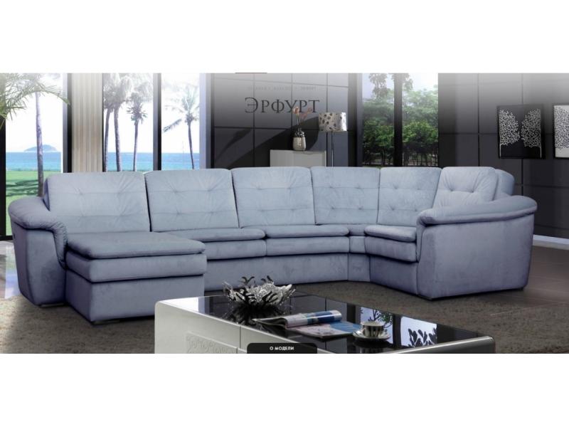 серый модульный угловой диван эйфурт в Нижневартовске