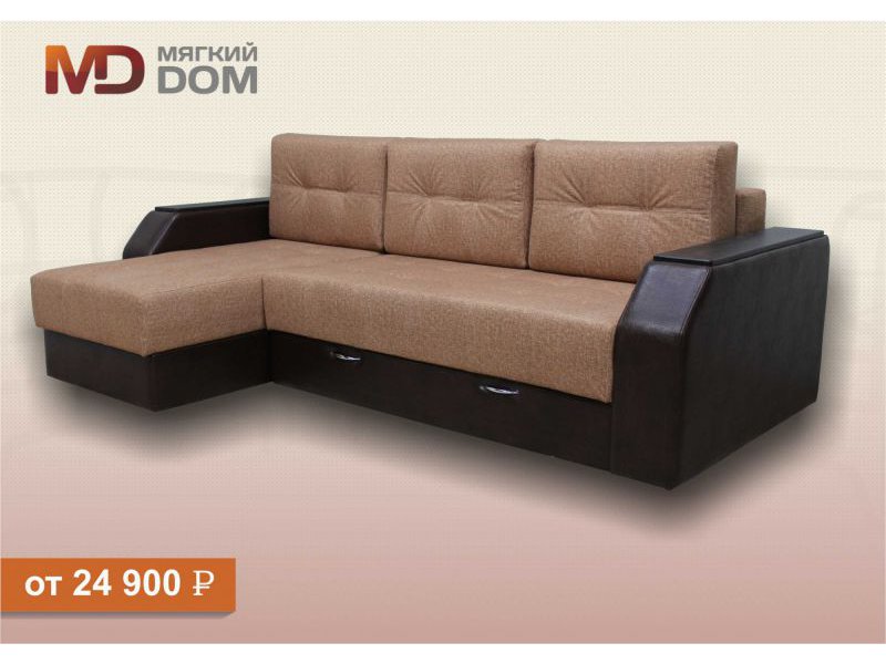 диван угловой манхеттен - евро в Нижневартовске