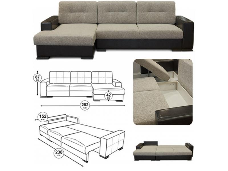 диван угловой николетти голд 1 в Нижневартовске