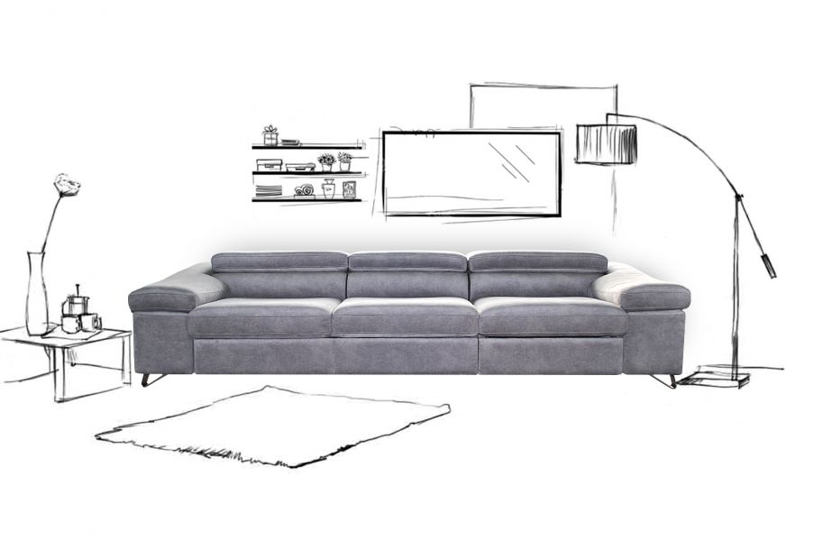 диван прямой модульный инфинити в Нижневартовске