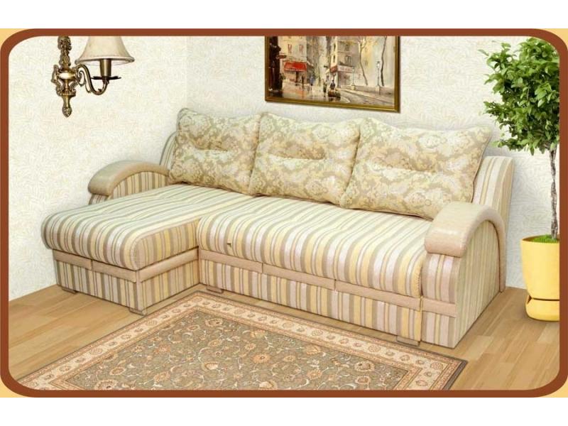 полосатый угловой диван олимп в Нижневартовске
