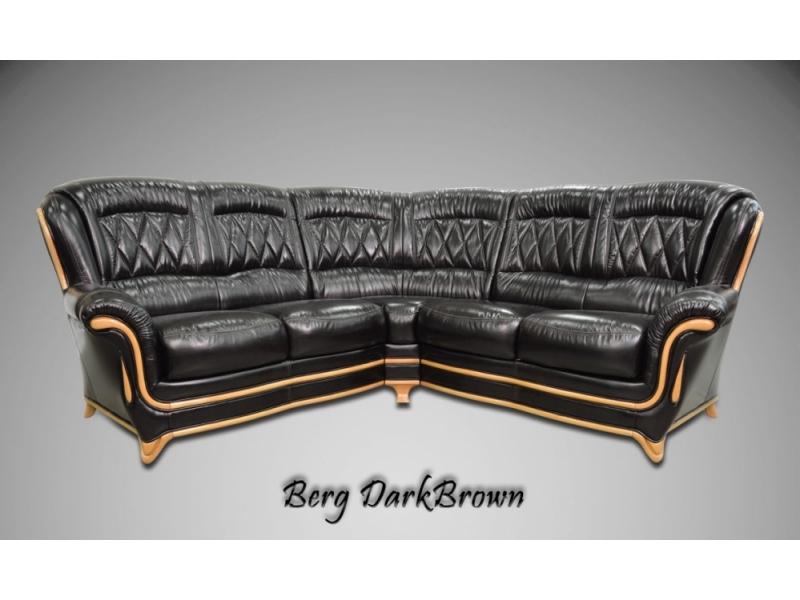 темно-коричневый угловой диван диана 7 в Нижневартовске