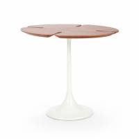 стол кофейный flower овальный коричневый в Нижневартовске