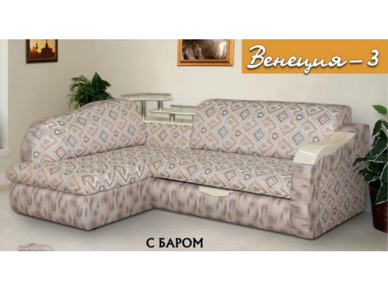 угловой диван венеция 3 с баром в Нижневартовске