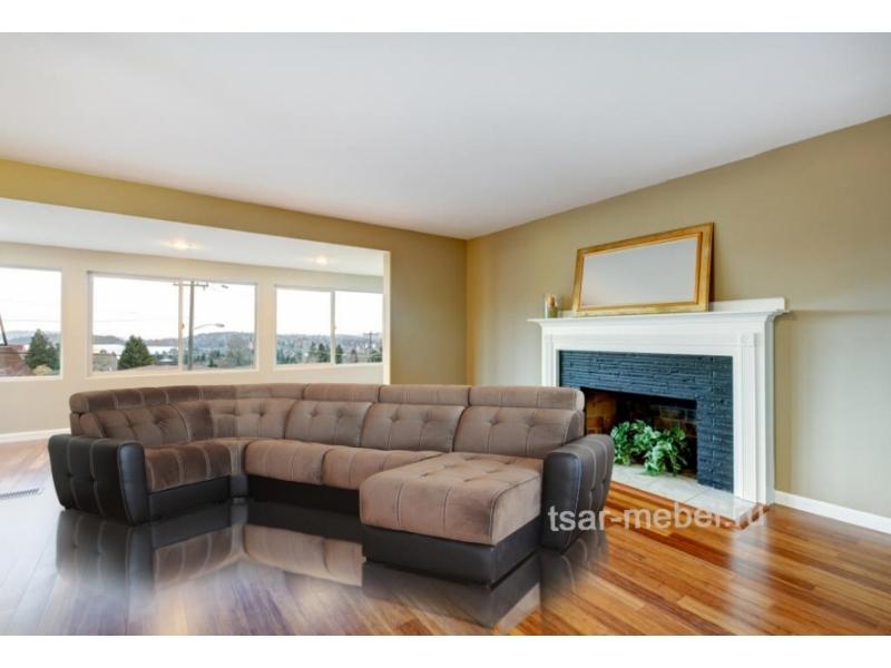 угловой диван монте карло с оттоманкой в Нижневартовске