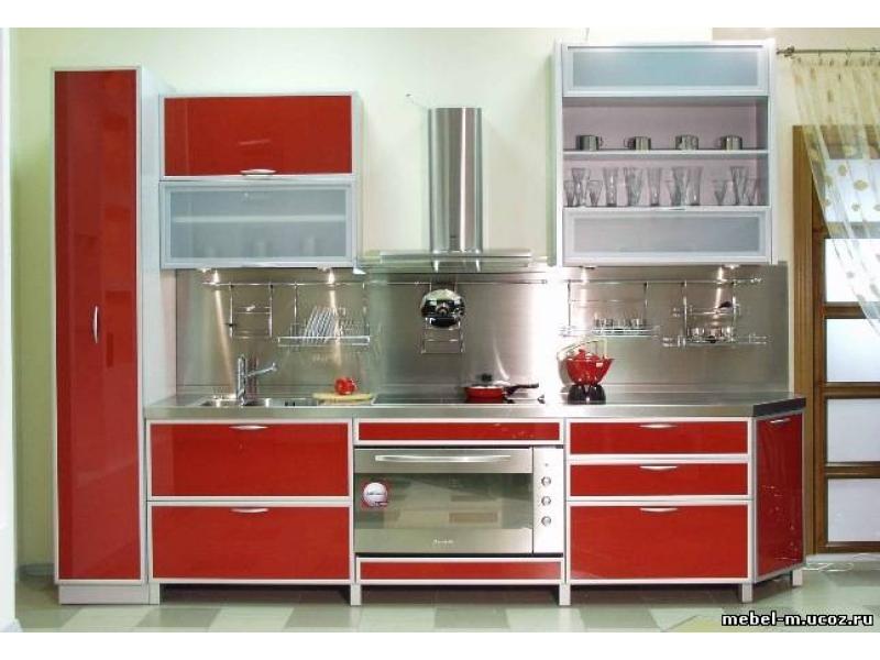 кухня в алюминиевой рамке в Нижневартовске