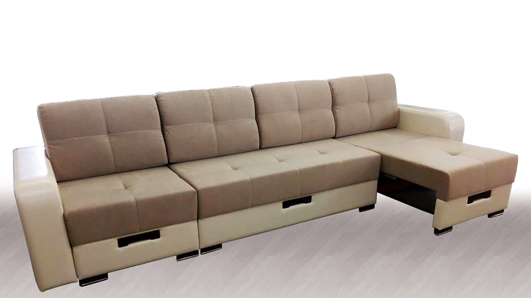 диван модуль камила 2 с выдвижными оттоманками в Нижневартовске