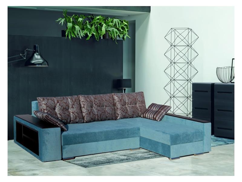 угловой диван в голубом цвете мадрит в Нижневартовске