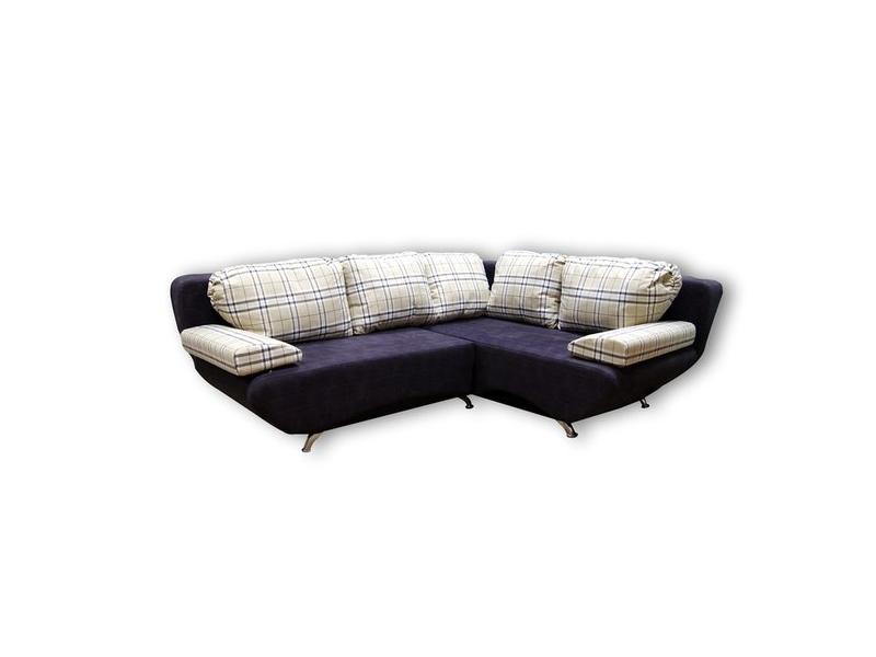 угловой фиолетовый диван соло люкс в Нижневартовске