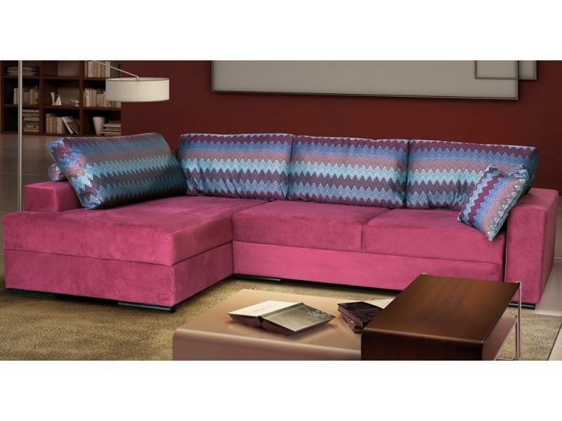 розовый угловой диван премьер в Нижневартовске